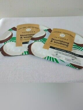 Sephora Nourishing & Soothing Face Masks - Coconut Extract * 2